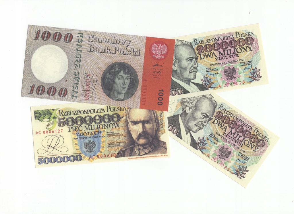 Купить K18 Набор банкнот 10 - 5 000 000 злотых копий PRL HIT: отзывы, фото, характеристики в интерне-магазине Aredi.ru