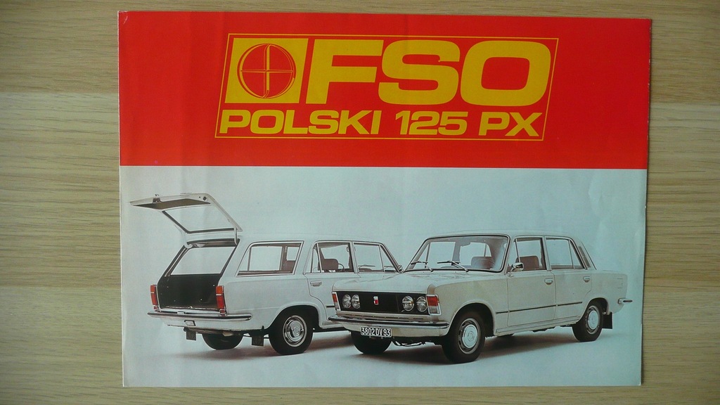 Prospekt Polski Fiat 125p Francja 1976