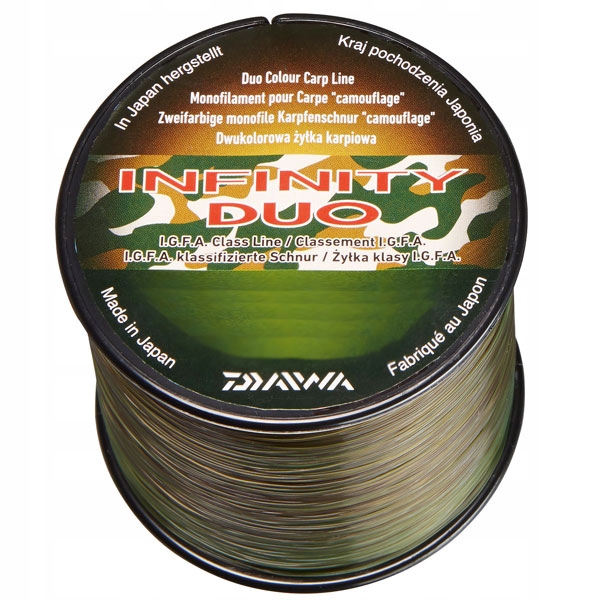 ŻYŁKA DAIWA INFINITY DUO CAMO - 0.31 MM 1210 M