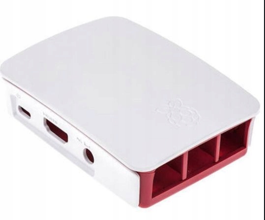 Obudowa Raspberry Pi 2/3/Model B+ (czerwono-biała) P28028-B21, RB-CASE+06