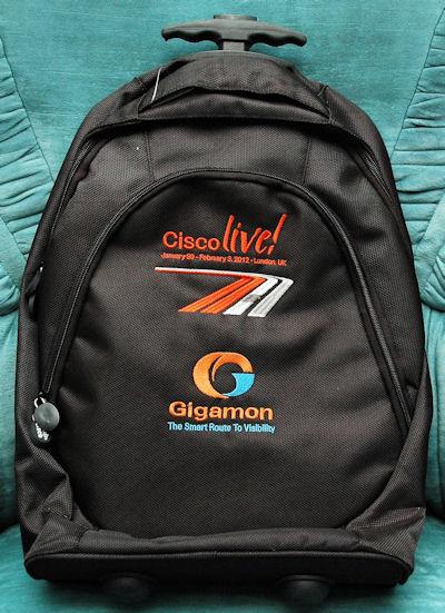 Elegancki plecak od firmy Cisco z wysuwaną rączką