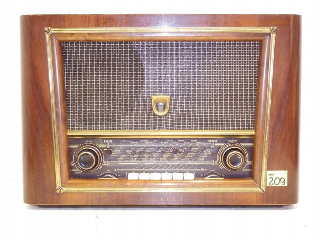 PHILIPS SONATE BDK 467 A RADIO LAMPOWE VINTAGE