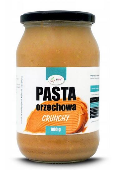 MASŁO ORZECHOWE PASTA ORZECHOWA CRUNCHY 900G 6SZT