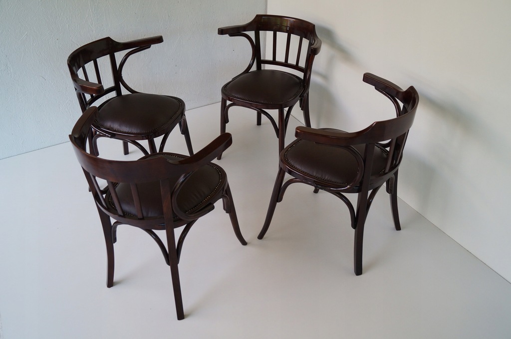 4 FOTELE THONET Z 1910 ROKU