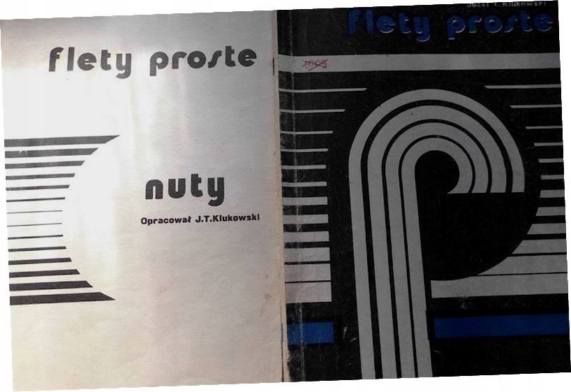 Flety proste Podręcznik + nuty - Klukowski