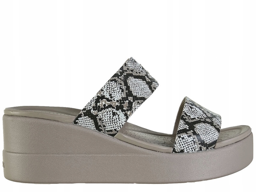 Sandały Crocs Brooklyn Mid Wedge 206219-93T -41/42