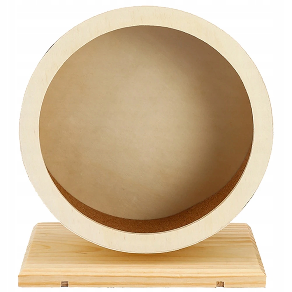 Drewniane kółko do biegania dla chomika Ciche błys