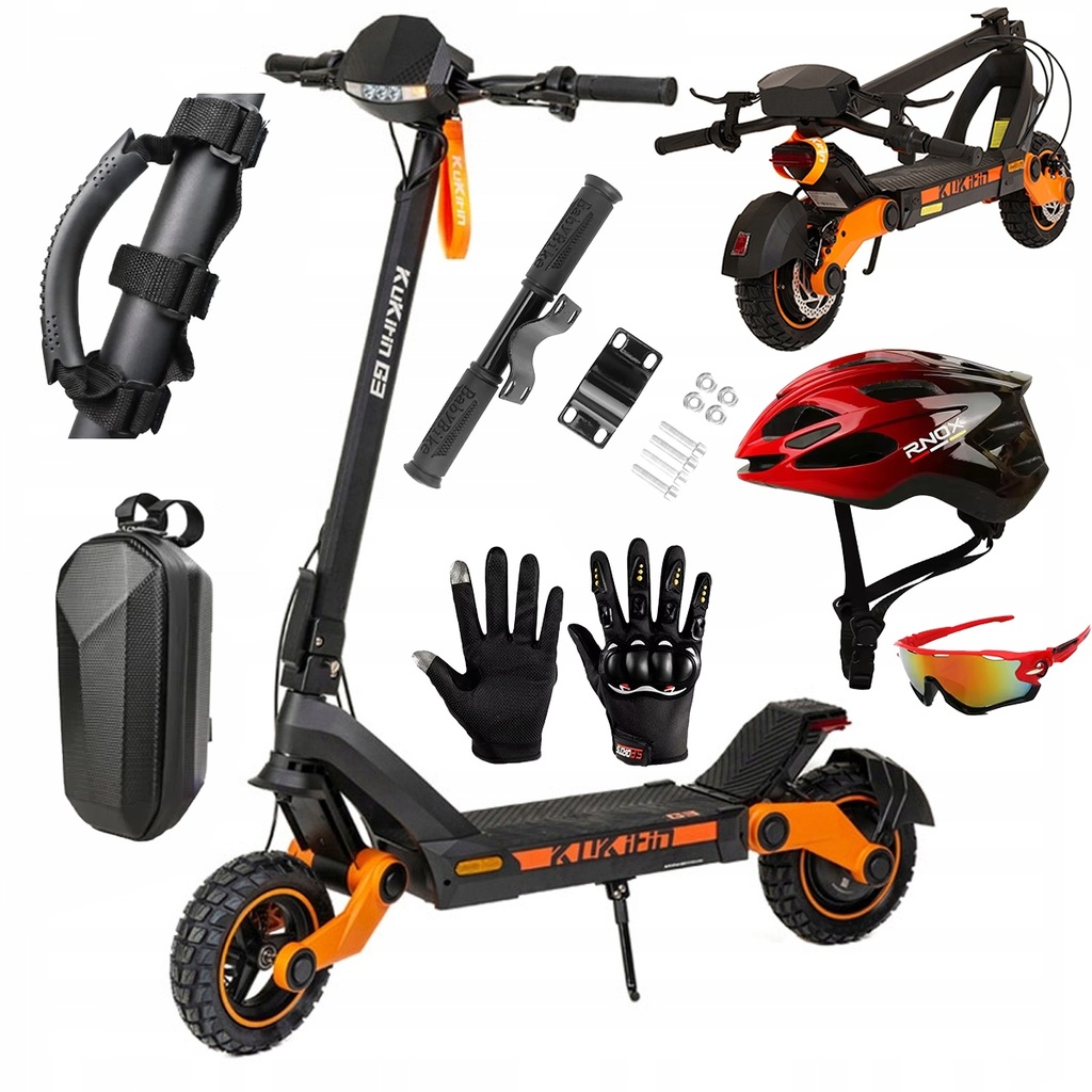 Pojazd elektryczny Składany KuKirin G3 1200W 50km/h 18AH 70km Terenowy