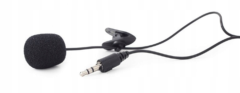 GEMBIRD MIKROFON MIC-C-01 CLIP-ON 3.5MM CZARNY