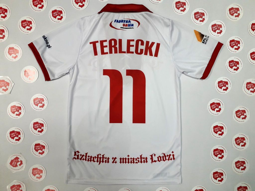 S. Terlecki- limitowana koszulka ŁKS Łódź.