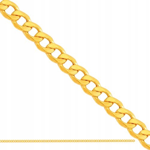 Złoty łańcuszek Dmuchany Pancerka 585 R 55