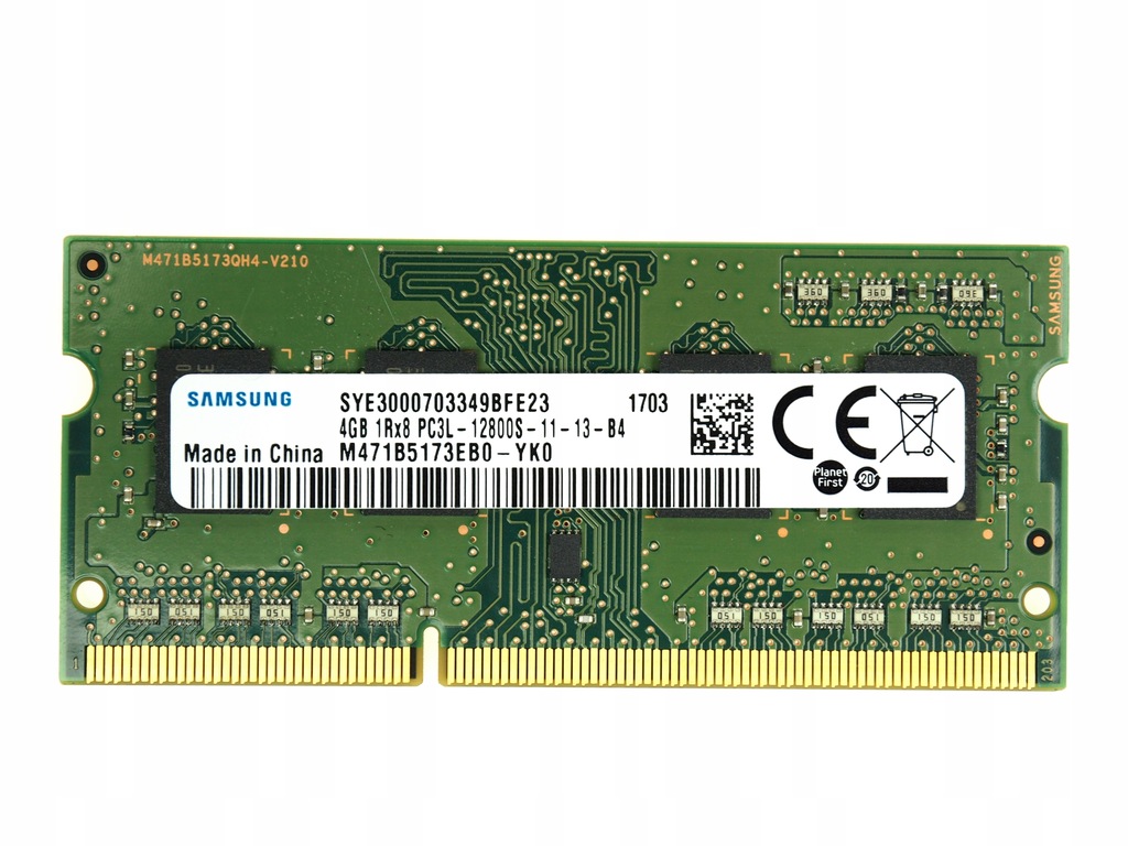 Lenovo 100-15IBD pamięć 4GB DDR3 12800s PC3L 1600