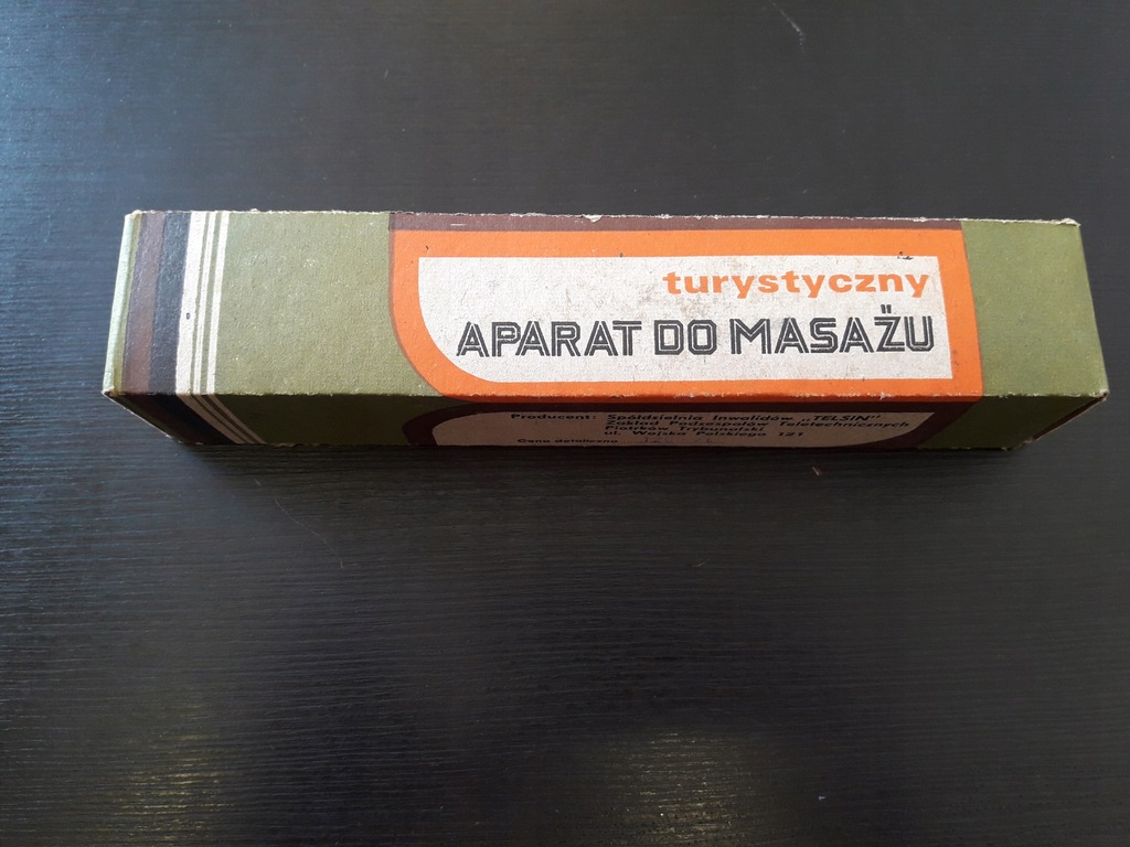 Turystyczny aparat do masażu -Wibrator z PRL nowy