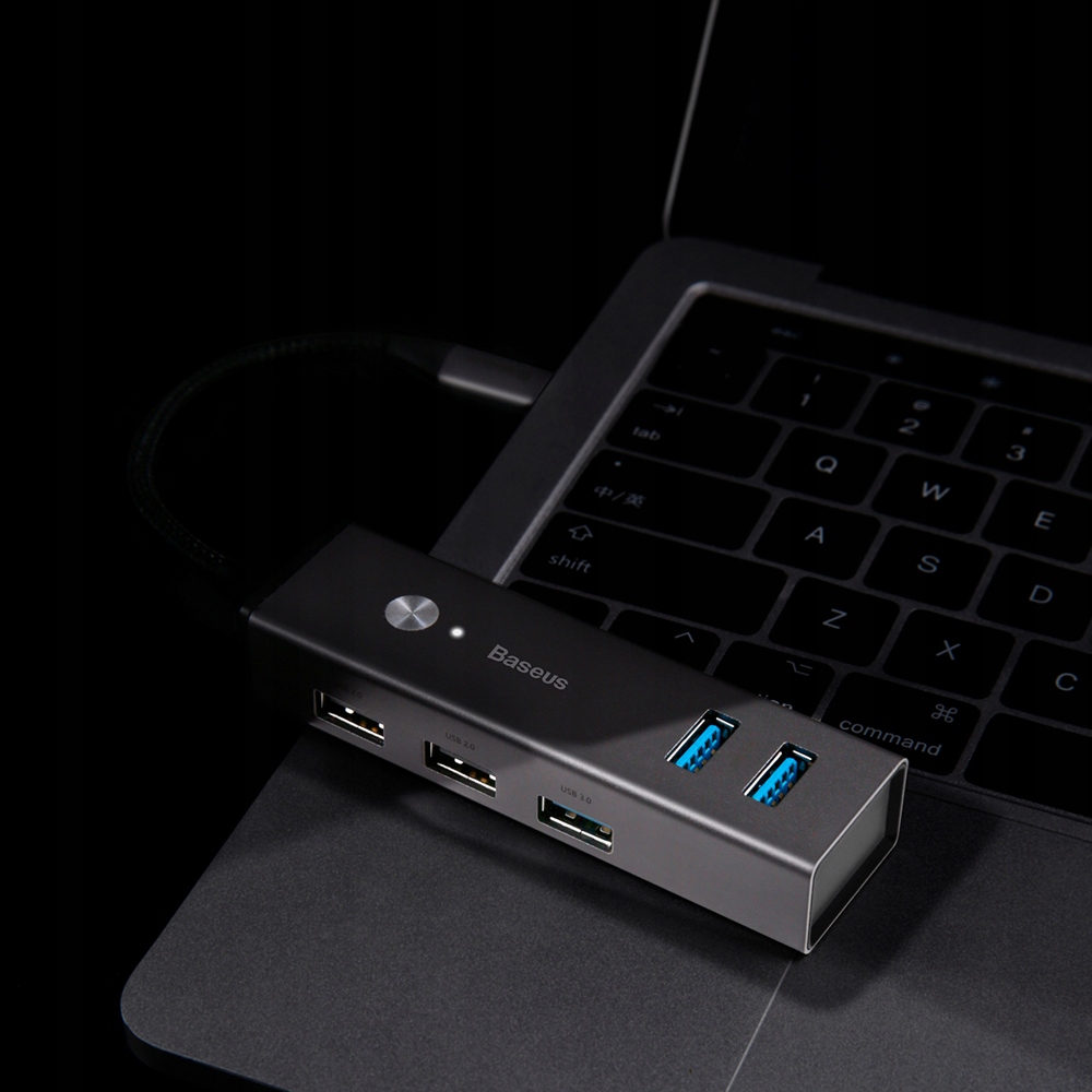 Купить АДАПТЕР BASEUS-концентратор-разветвитель USB-C НА 5x USB 3.0: отзывы, фото, характеристики в интерне-магазине Aredi.ru