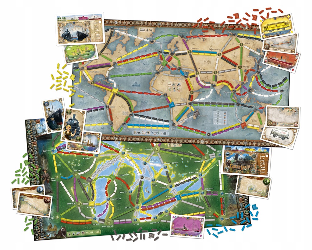 Купить САДЬТЕ НА ПОЕЗД «Вокруг света» с двумя картами: отзывы, фото, характеристики в интерне-магазине Aredi.ru