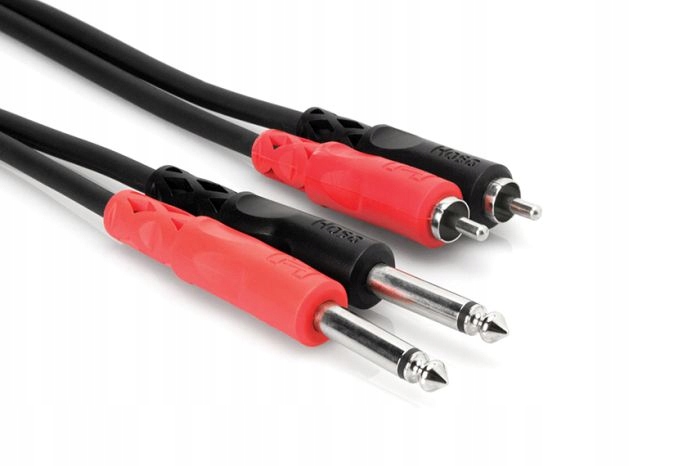 Hosa - Kabel Interconnect 2xTS 6.35mm - 2x RCA, 3m