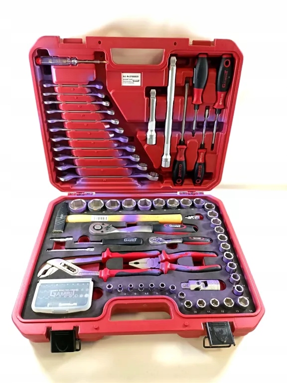 ZESTAW NARZĘDZI GAMBIT 07800029 W WALIZCE - 12637617014