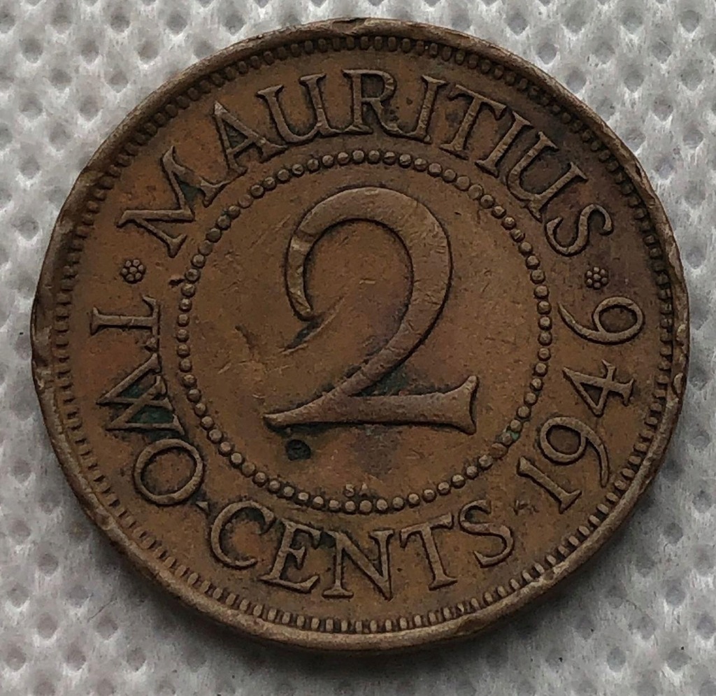 Mauritius - 2 centy 1946