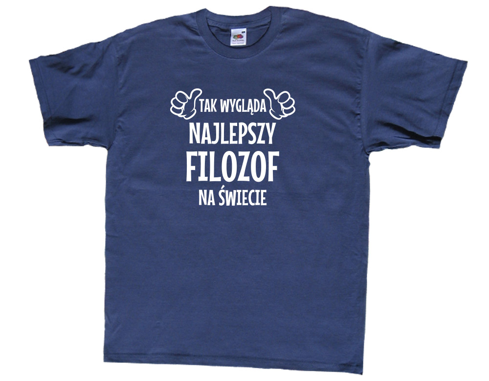 koszulka NAJLEPSZY FILOZOF prezent dla filozofa