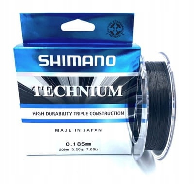 ŻYŁKA SHIMANO TECHNIUM 200M JAPOŃSKA - 0,185MM