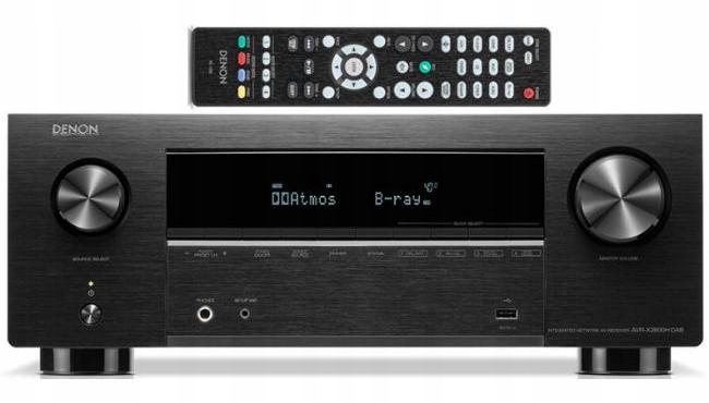 Amplituner Denon avr-x2800h dab 7.2 czarny