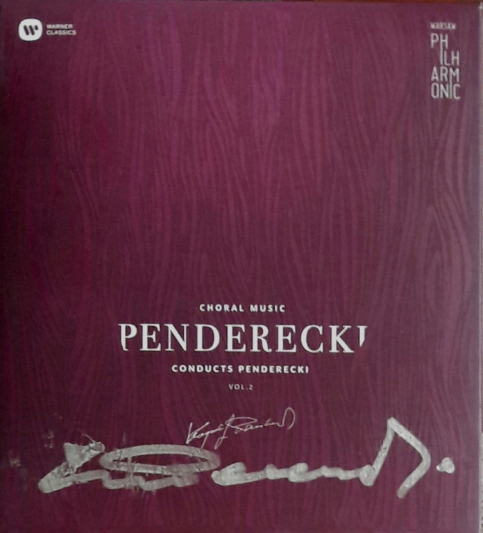 PENDERECKI CONDUCTS PENDERECKI vol.2 - AUTOGRAF !!