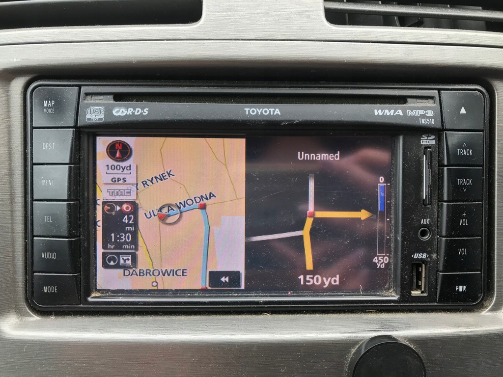 Avensis T27 radio nawigacja GPS dotyk MP3 USB AUX
