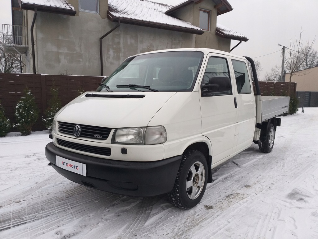 VW T4 2.5 TDI 102KM SYNCRO 4x4 DOKA SKRZYNIA 7741297281