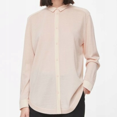 COS SILK/ WOOL S / M jedwab wełna koszula 38 cudo