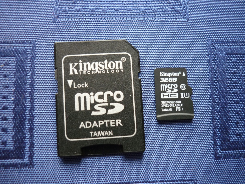 Karta pamięci SD Kingston microsd 32 GB + adapter