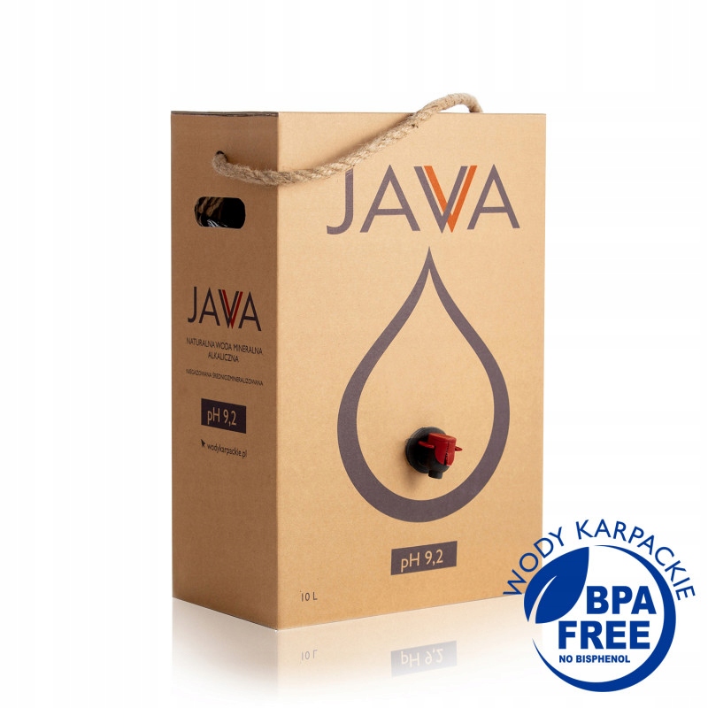 JAVA Big Box 10L woda zasadowa (worek + karton)