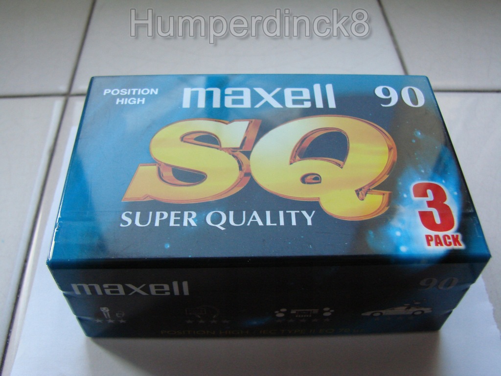 Maxell SQ 90/ IEC Type II / EQ 70 us - 3 PACK