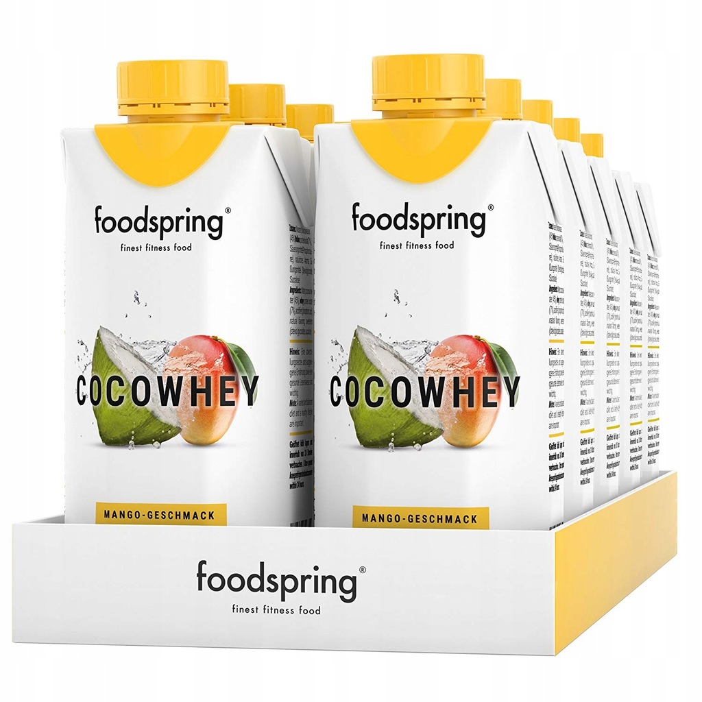 Drink proteinowy Foodspring Cocowhey 12x0,33l