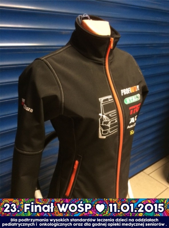 Bluza Kurtka Softshell - Kluza Racing Team - WOŚP