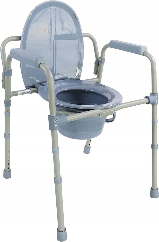 Krzesło toaletowe dla starszych podłokietniki