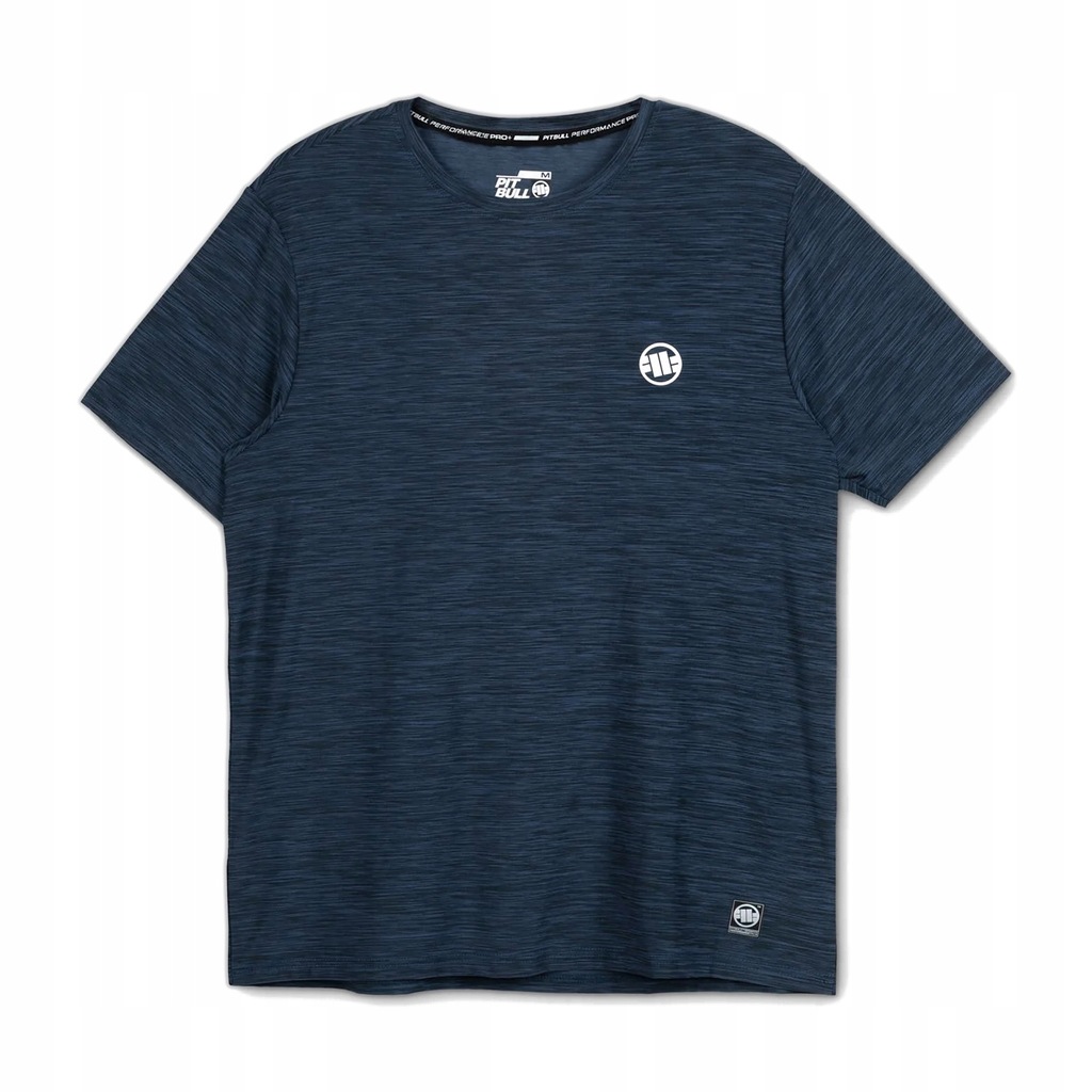 Koszulka męska Pitbull Small Logo Casual Sport navy melange XXL