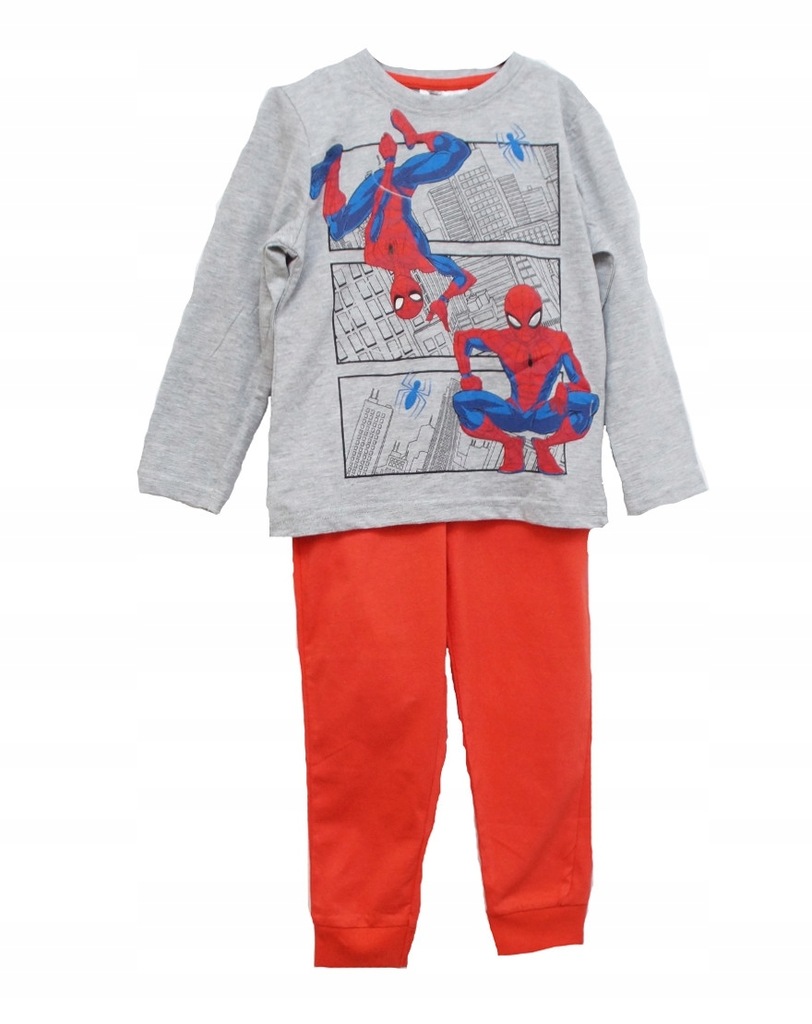 Piżama Spiderman czerwona Rozmiar 104