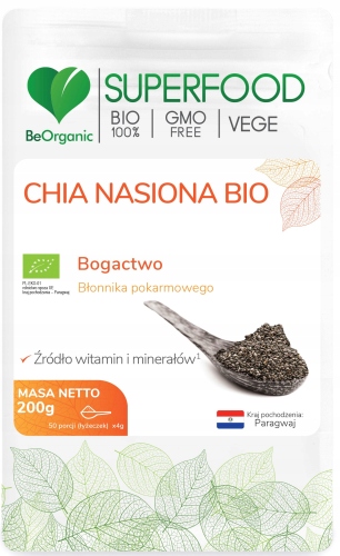 Aliness Chia nasiona BIO 200g