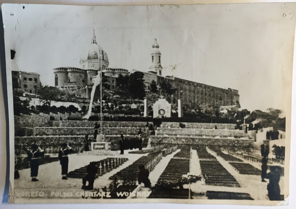 Fotografia historyczna Loreto polski cmentarz