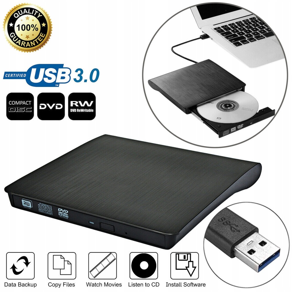 Купить ВНЕШНИЙ РЕГИСТРАТОР DVD-RW С USB 3.0: отзывы, фото, характеристики в интерне-магазине Aredi.ru