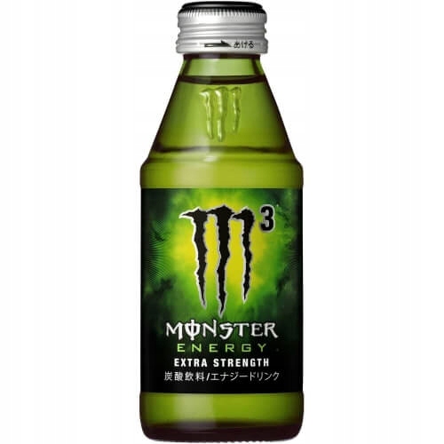 Japoński Monster Energy M3 w szklanej butelce
