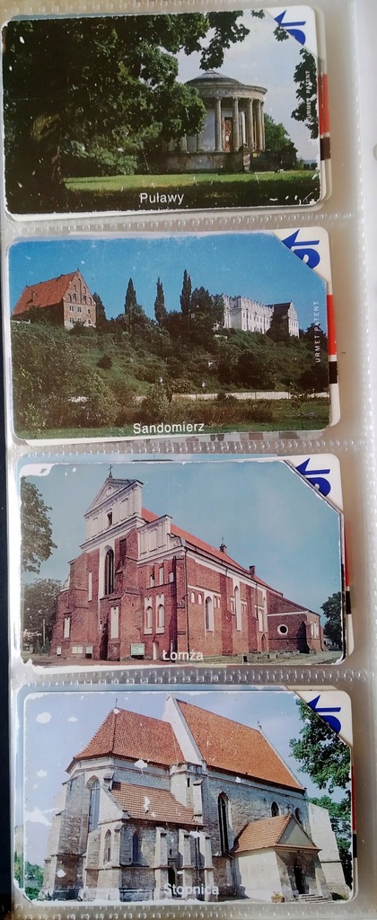 KARTY TELEFONICZNE: PUŁAWY, SANDOMIERZ, ŁOMŻA