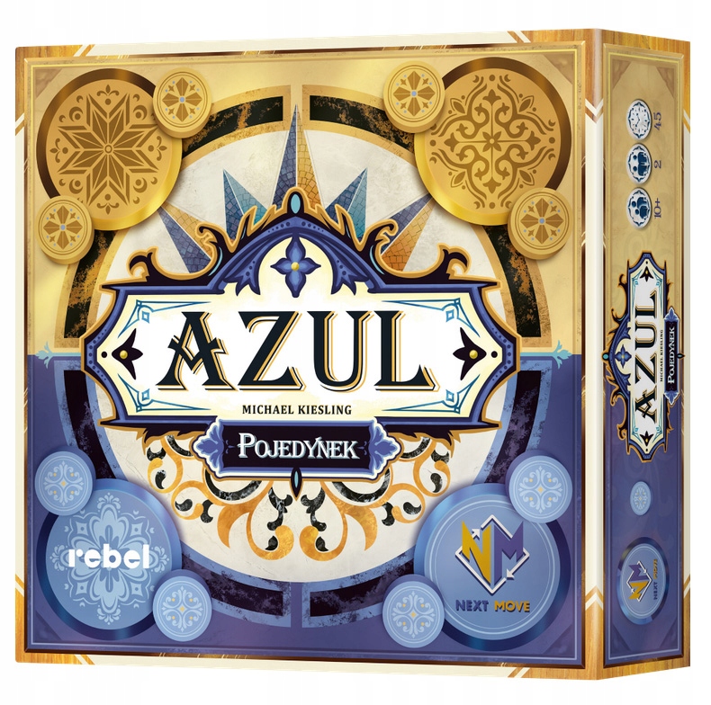 REBEL Gra logiczna AZUL POJEDYNEK - gra w w dwuosobowej odsłonie