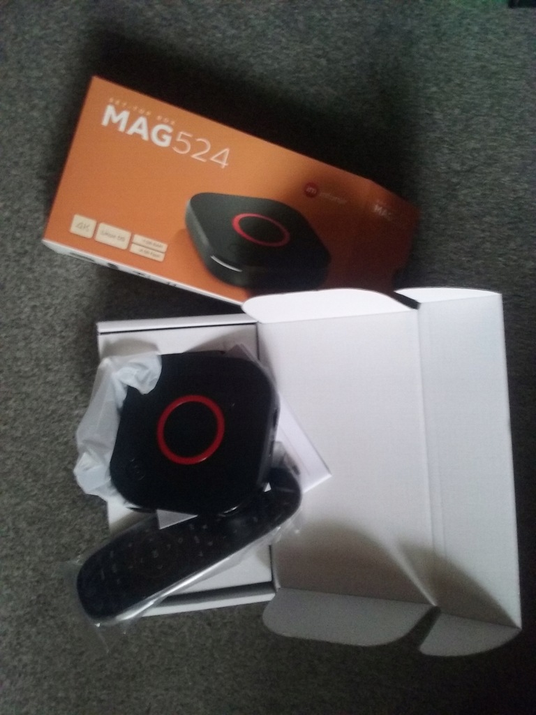 Dekoder Tuner IPTV MAG 524 INFOMIR Set Top Box 12845811942