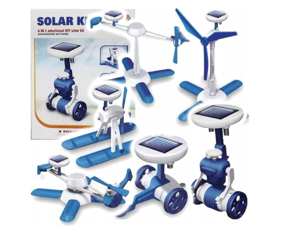 Robot solarny 6w1 ChRLD 2111 Zabawka dla dzieci