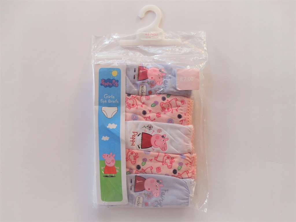 Mothercare 5pak majteczki dziewczęce Peppa 110