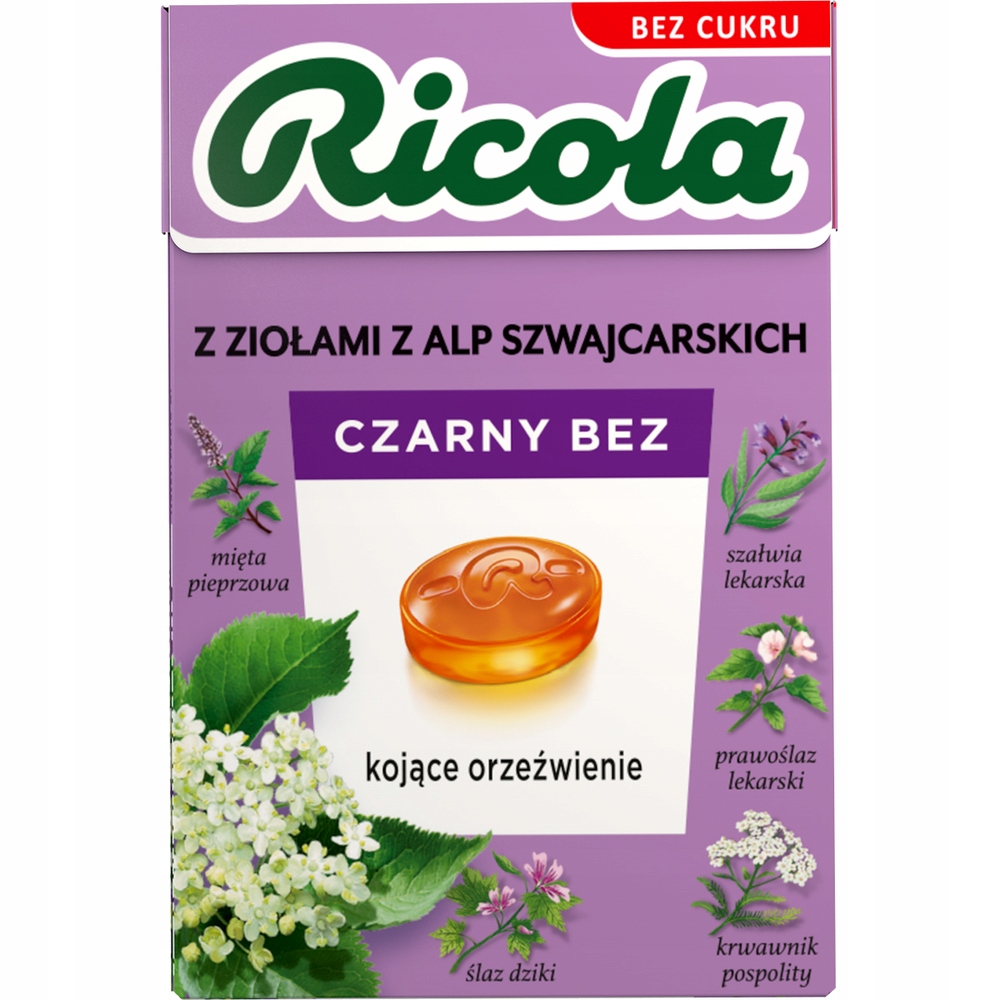 Ricola Czarny Bez 27,5g