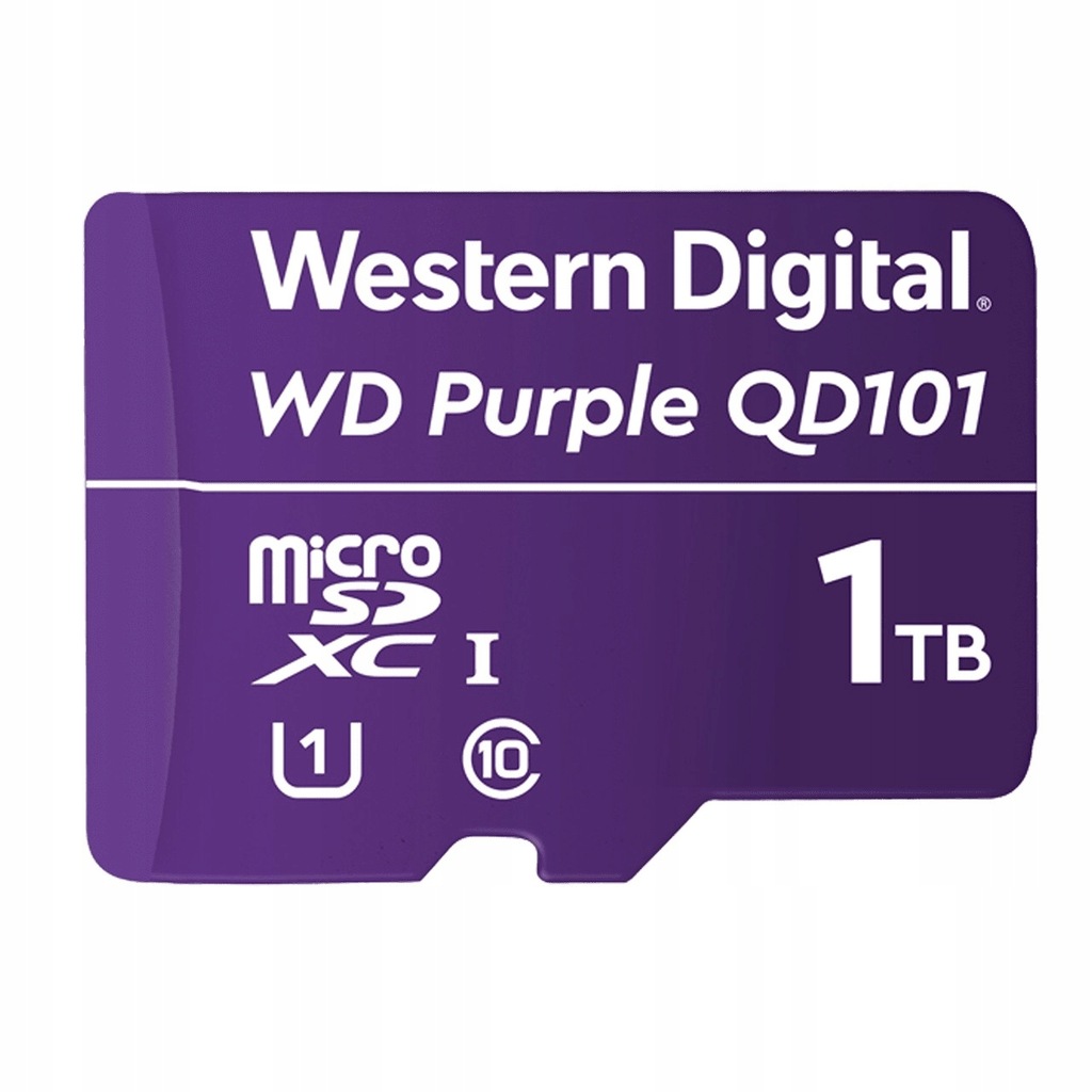 Karta pamięci WD Purple microSDXC WDD100T1P0C (1 TB, Class 10, Class U1)