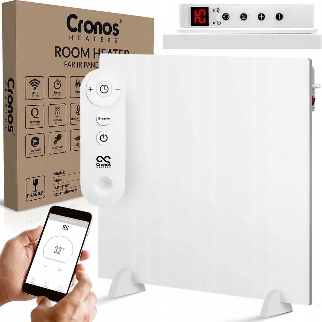 Купить ИК-нагревательная панель, инфракрасный обогреватель CRONOS 450W: отзывы, фото, характеристики в интерне-магазине Aredi.ru