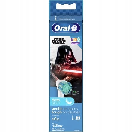 Oral-B Brush Set Extra Soft, StarWars EB10 2K Heads, Dla dzieci, Liczba głó